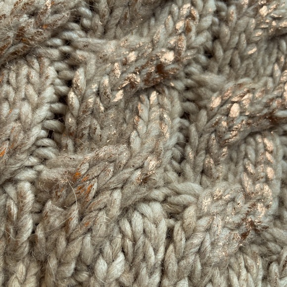 Rose Gold Accent Knit Toque - Picture 3 of 3